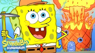 SpongeBob zerstört Häuser in Bikini Bottom 🏠 | 45 Minuten | SpongeBob Schwammkopf