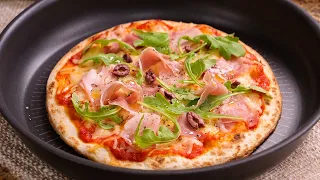 Pizza sin Horno en Sartén - Súper Fácil y Crujiente