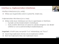 Inheritance1 Conclusion Is a vs Has a Interface vs Implementation Inheritances