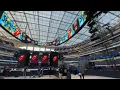 BTS LA concert at Sofi Stadium in 2021 view