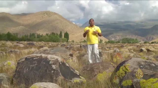 سايمالو طاش منطقة أثرية فريدة في قيرغيزيا 