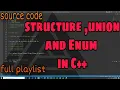 structure union and enum in c