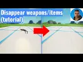 How to make WEAPONS DISAPPEAR WHEN YOU DROP THEM in FORTNITE CREATIVE tutorial