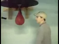 Ben Shapiro in his first year of law school boxing a speed bag