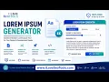 Free Lorem Ipsum Generator - Generate Placeholder Text Instantly iLoveSEOTools