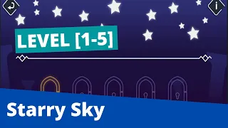 Tricky Castle Starry Sky Puzzle Game Level 1 2 3 4 5 Hidden BATS