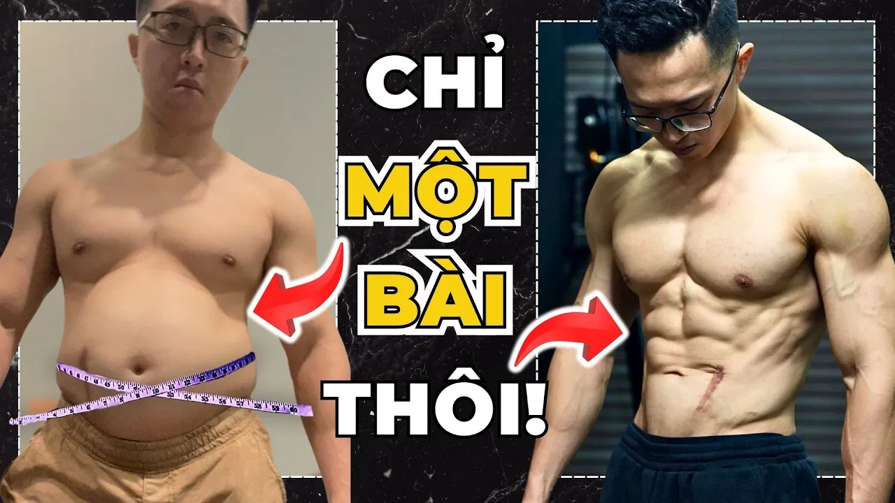 Outline Video Cách Tốt Nhất Để GIẢM MỠ BỤNG| Cardio chỉ tổ PHÍ THỜI GIAN | An Nguyễn Fitness