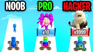 Download NOOB vs PRO vs HACKER In MOB CONTROL! (ALL LEVELS!) MP3