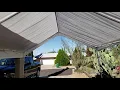 Harbor Freight 10x20 canopy in high wind