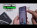 How To Set Up Single Tap To Answer Calls On Samsung Galaxy Z Flip 7