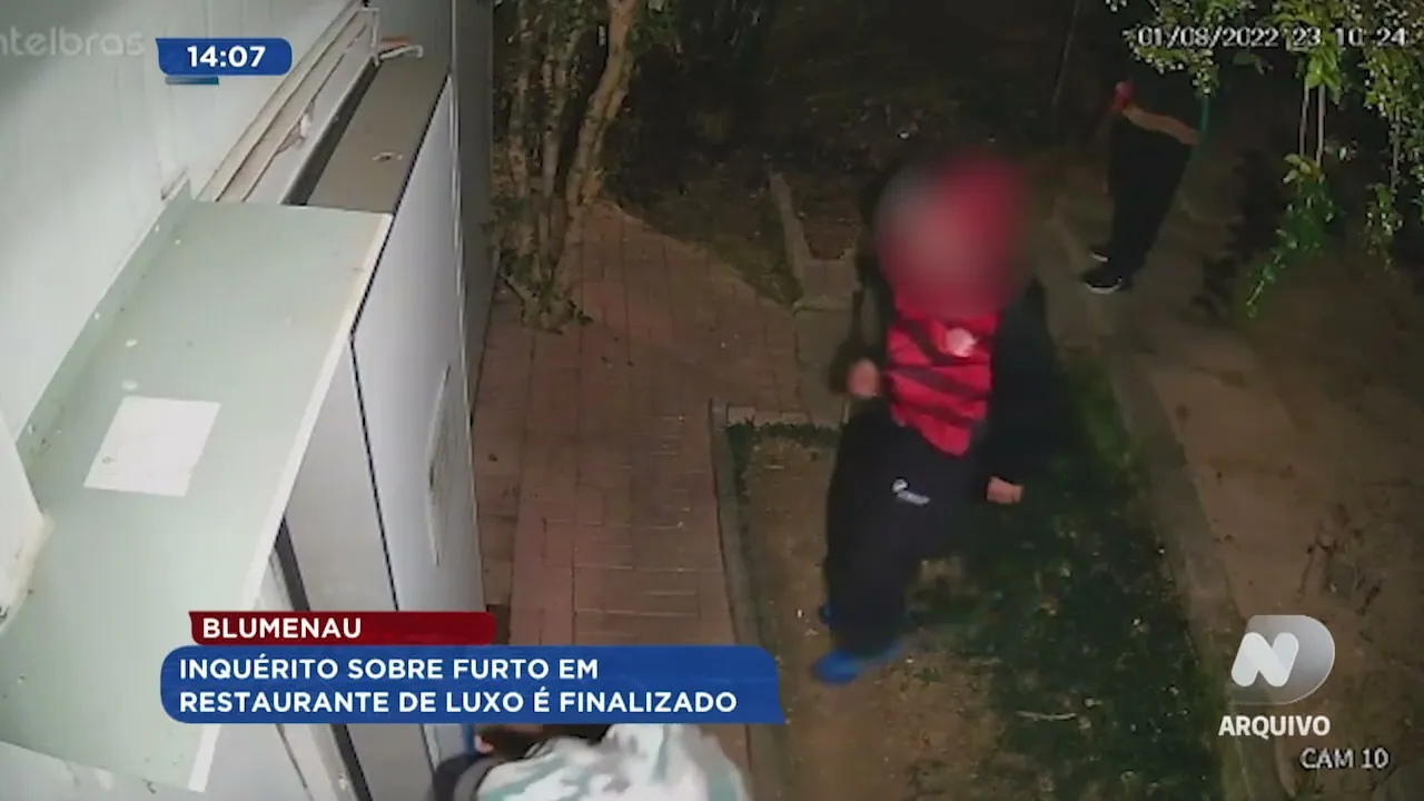 Blumenau: inquérito sobre furto em restaurante de luxo é finalizado