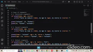 Functions in Python Part - 2