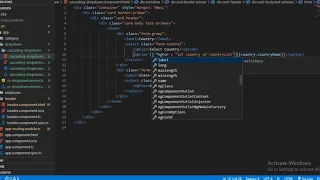 Part-12 cascading drop down in angular 9