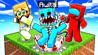 Me Converti en Un PARASITO BEBE para Trollear a Mis Amigos en Un CHUNK!