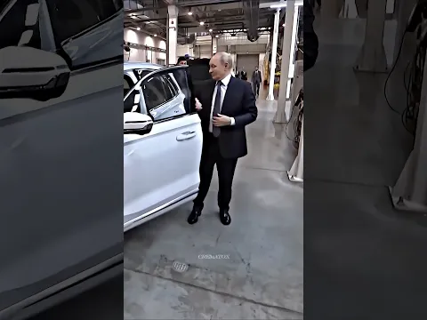 #putin #leader #president #russia Putin test a new car.