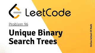 Leetcode96 Unique Binary Search Trees