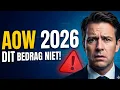 🚨 AOW 2026 SCHOK! Zeg NOOIT Meer Deze Bedragen – Dit Ontvangt U Echt Vanaf 1 Januari 2026