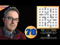 The Times Crossword Friday Masterclass 9 August 2024