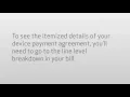 Understanding the Device Payments on Your First Bill The MORE Everything Plan