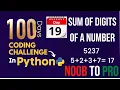 Day 19 100 Days Coding Challenge in Python