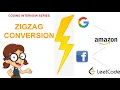 Amazon Facebook interview question - Zigzag conversion