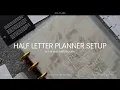 2026 PLANNER SETUP AND FLIPTHROUGH half letter discbound agenda