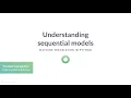 Python Tutorial Understanding sequential models