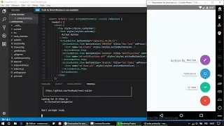 React Native - How to make Action Button Android and IOS