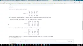 Practice Problem - Flipping the Matrix Oct 4 2016