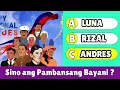Mga Pambansang Sagisag ng Pilipinas Quiz Filipino Quiz 21 mga Tanong at Sagot Araling Panlipunan