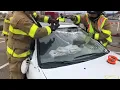 Circleville Fire and Police Perform Car Checks and Extrication Officer Morningstar and K9 Harry