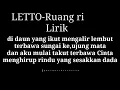 Letto Ruang rindu Lirik