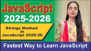 08 Strings Method in JavaScript 2025 26