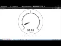 Simulate Animate Weight Measurement w Pure CSS Gauge Circular Needle Metrics Display Visualization