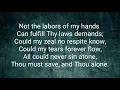 Rock of Ages (Lyric Video)