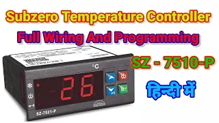 Subzero 7510p Temperature Controller Full Wiring And Programming Subzero 7510p Manual