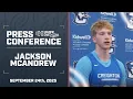 Jackson McAndrew Gives Offseason Update Creighton Basketball Press Conference