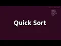 Quick Sort Data Structures At A Glance sudo scientists