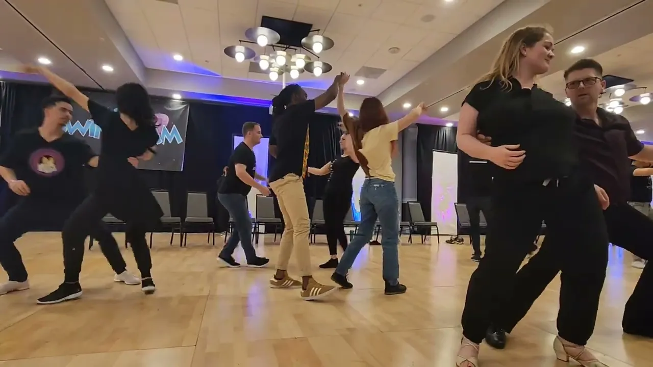 Kharee Jones & Anna Wallace/All-Skate 1st song - ASSJam 2023 Invitational J&J