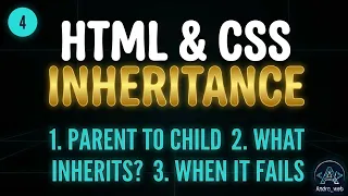 HTML CSS Tutorial CSS Inheritance Guide for Beginners