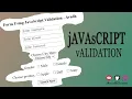 javascript form validation javascript checkbox javascript radiobutton