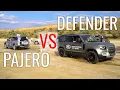 Lagu Defender vs Pajero. Land Rover Defenfer and Mitsubishi Pajero (Montero)