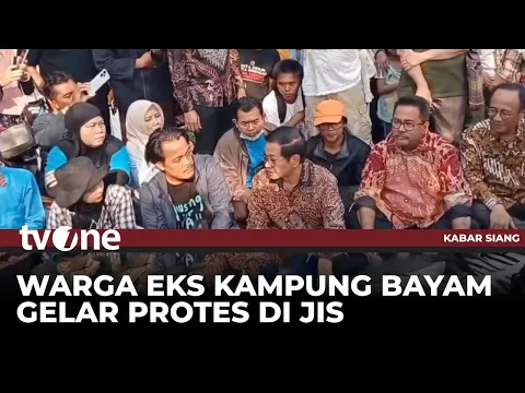 Aksi Protes Eks Warga Kampung Susun Bayam