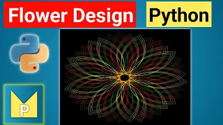 Drawing a Flower Python GUI Designs using Turtle Module