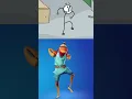 NEW Fortnite *Distraction Dance* Emote vs Original! (Henry Stickmin)