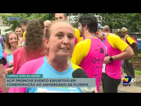 Evento esportivo faz parte da programação especial do aniversário de 350 anos de Florianópolis