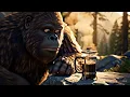 Bigfoot Tries Coffee for the First Time in the Wild