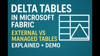 Delta Tables in Microsoft Fabric External vs Managed Tables Explained Demo