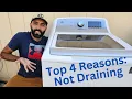 Top 4 Reasons Why Your GE Washer Is Not Draining