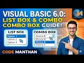 How to Use List Box and Combo Box in Visual Basic 6 0